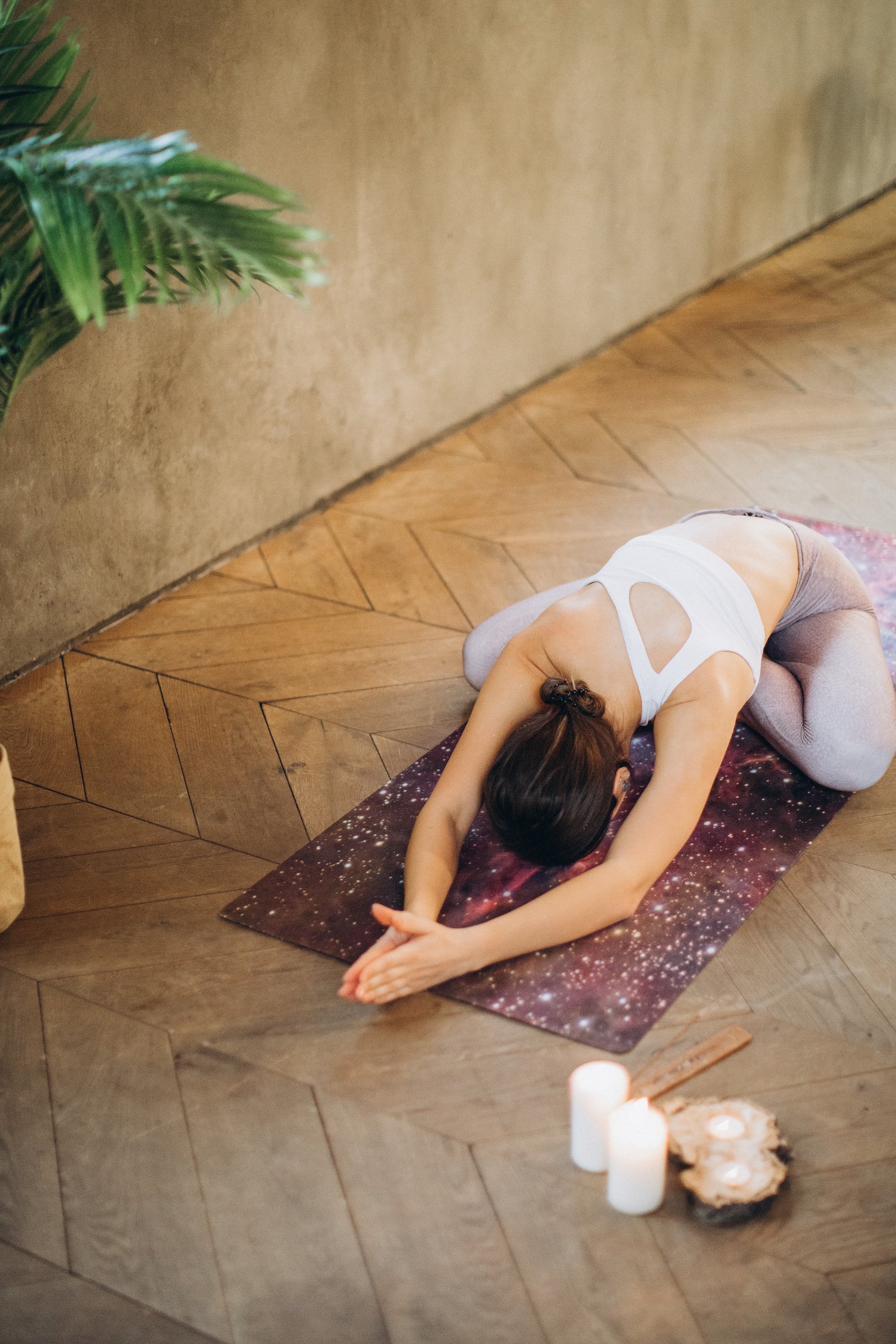 Woman Practicing Yoga